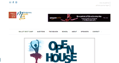 Desktop Screenshot of montgomeryballet.org